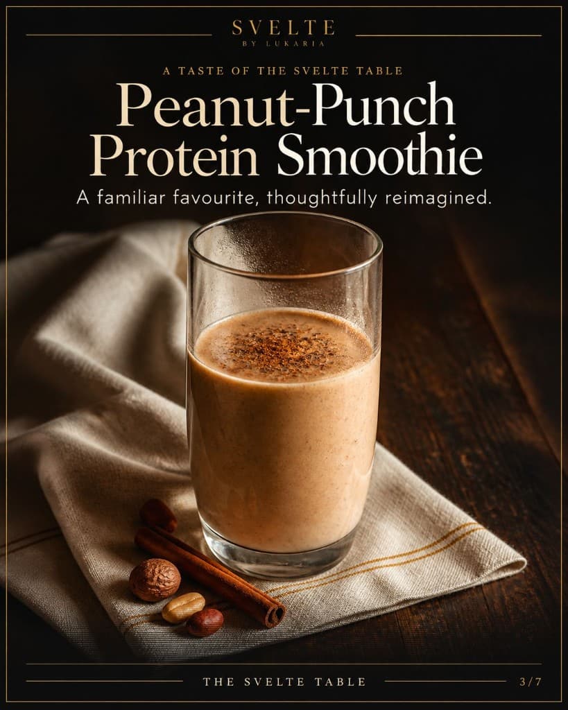 Peanut-Punch Protein Smoothie from The Svelte Table